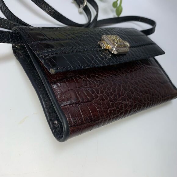 Brighton Leather Long Wallet on Chain Brown - Picture 10 of 12